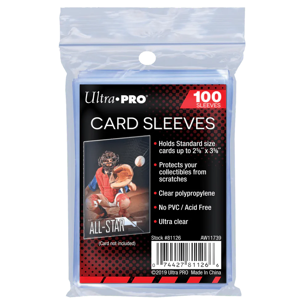 Ultra Pro - Standard Size Penny Sleeves (100 sleeves)