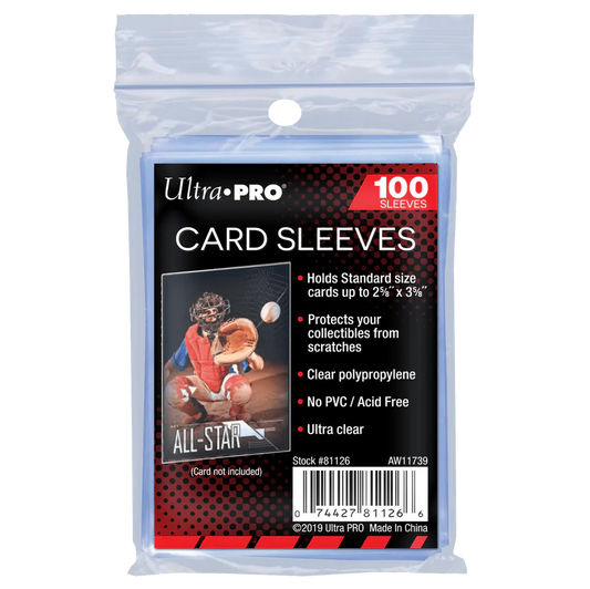 Ultra Pro - Standard Size Penny Sleeves (100 sleeves)