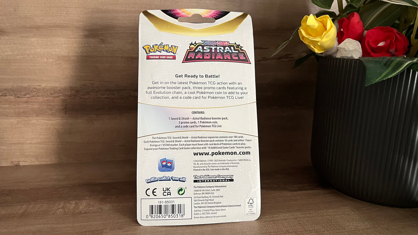 Pokemon Astral Radiance Feraligatr Blister Pack